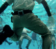 Texas Game Wardens dive into extreme swimming lessons