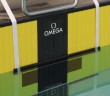 Natalie Coughlin and Aaron Peirsol test the Omega Backstroke Start Device