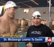 Dr. McGeorge learns to swim