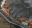 Iconic Eastbourne Pier goes up in flames in UK