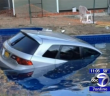 Homeowner rescues elderly man who drove into swimming pool