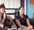 Alicia Coutts visits Princess Margaret Hospital in Perth