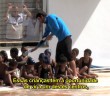 Michael Phelps visits the Rocinha favela in Rio