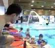 The Winskills Dolphins get a lesson from Olympic swimmer Scott Dickens