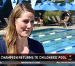 Olympian Missy Franklin returns to pool where she learned how to swim