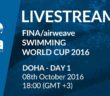 LIVE | Day 1 – FINA/airweave Swimming World Cup 2016 #6 Doha