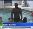 This 7-foot-7 NBA rookie is learning how to swim â€” in a class full of children