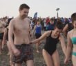 Hundreds brave Irish sea for New Year charity swim in Bray