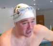 Alex Grove Limbers up for Cross Channel Swim