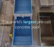 The worldâ€™s largest, single pour, monolithic, pre-cast concrete swimming pool – The Plungie MAX