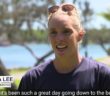 Marathon swimmer Kareena Lee stepped up to Clean Up on the Sunshine Coast