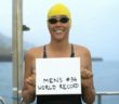 Australian female swimmer beats male record of total swims across English Channel