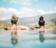 two women in swimming pool