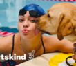 Teen relearns how to swim after losing eyesight | Sportskind