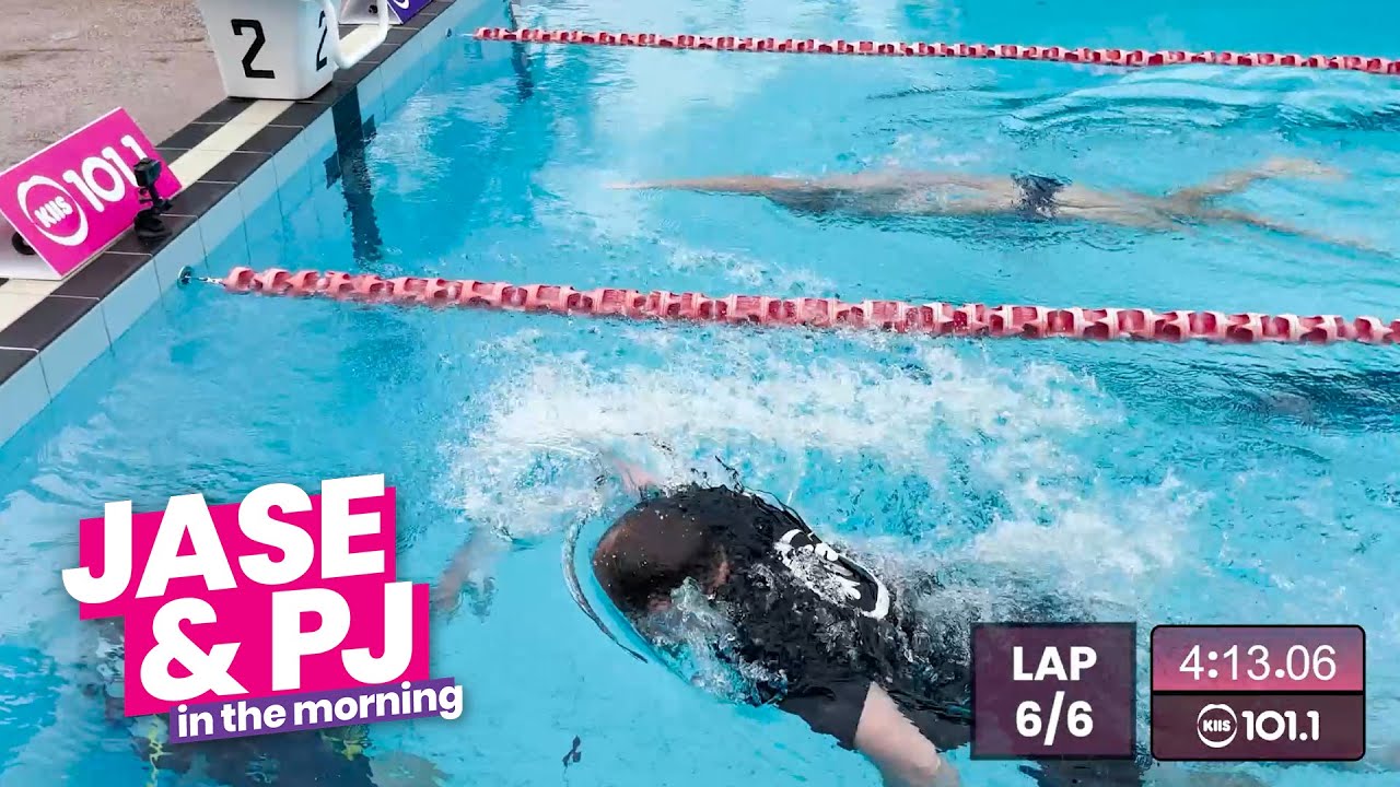 Can We Beat Olympian James Magnussen in a Swimming Race? | Jase & PJ