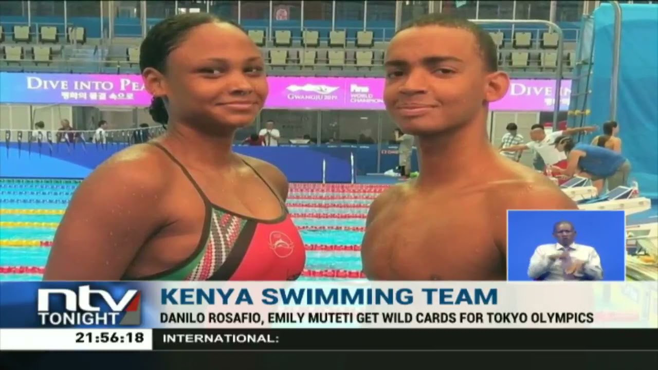 Tokyo Olympics: Swimmers Danilo Rosafio and Emily Muteti Selected to Represent Kenya