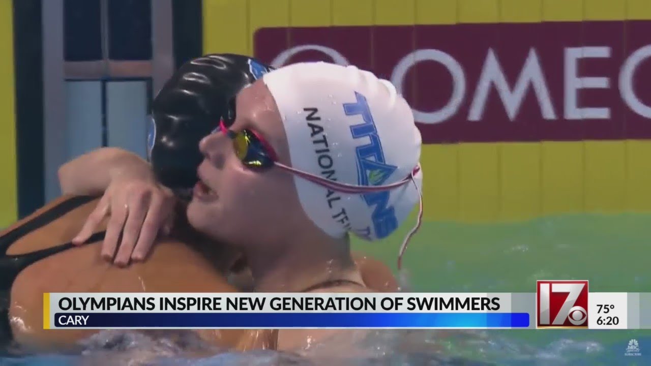 2 NC Swimmers Heading to Olympics Train at Cary Pool | CBS 17