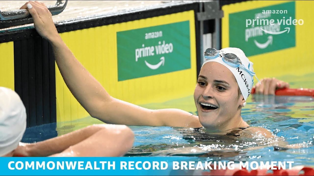 Kaylee Mckeown Commonwealth Record Breaking Moment 2021 Australian Swimming Trials Amazon Prime Swimmer S Daily