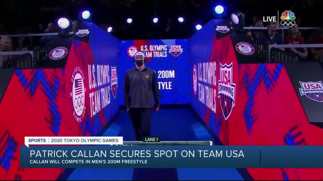 Patrick Callan makes USA Swim Team for 2020 Tokyo Olympic Games | KJRH -TV | Tulsa | Channel 2