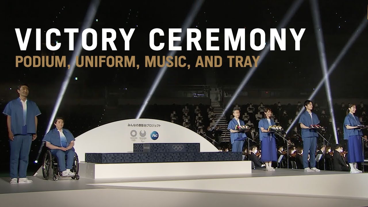 Tokyo 2020 Victory Ceremony Podium, Items and Music