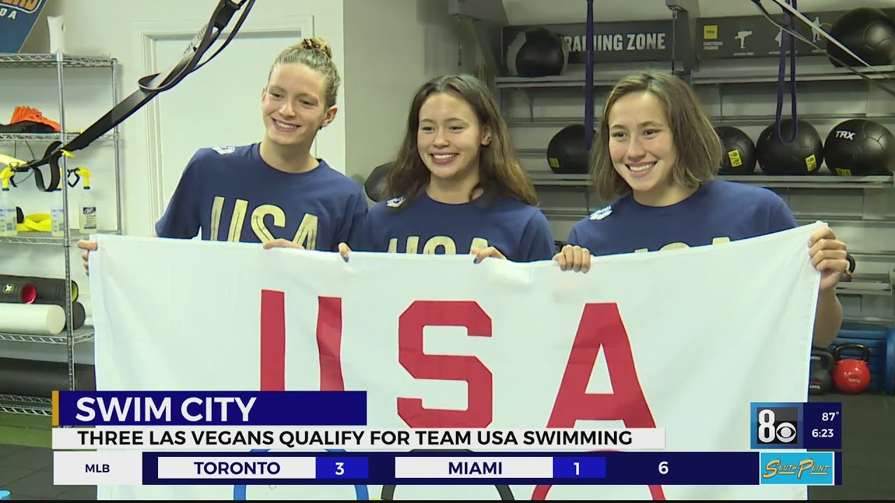Turning â€˜Sin Cityâ€™ Into â€˜Swim Cityâ€™: 3 Las Vegans Make US Olympic Swim Team | 8 News NOW Las Vegas