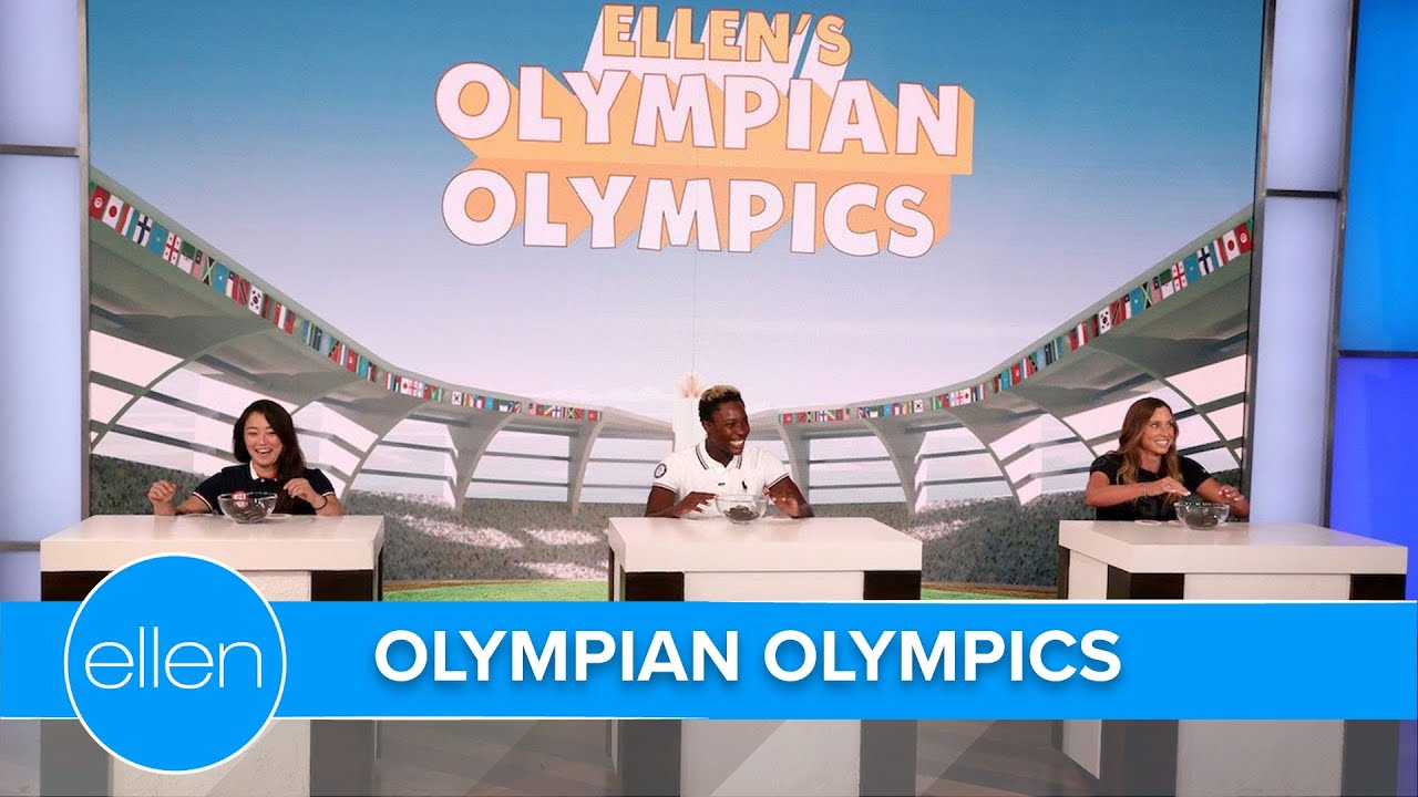 U.S. Athletes Face Off in ‘Olympian Olympics’ | The Ellen Show