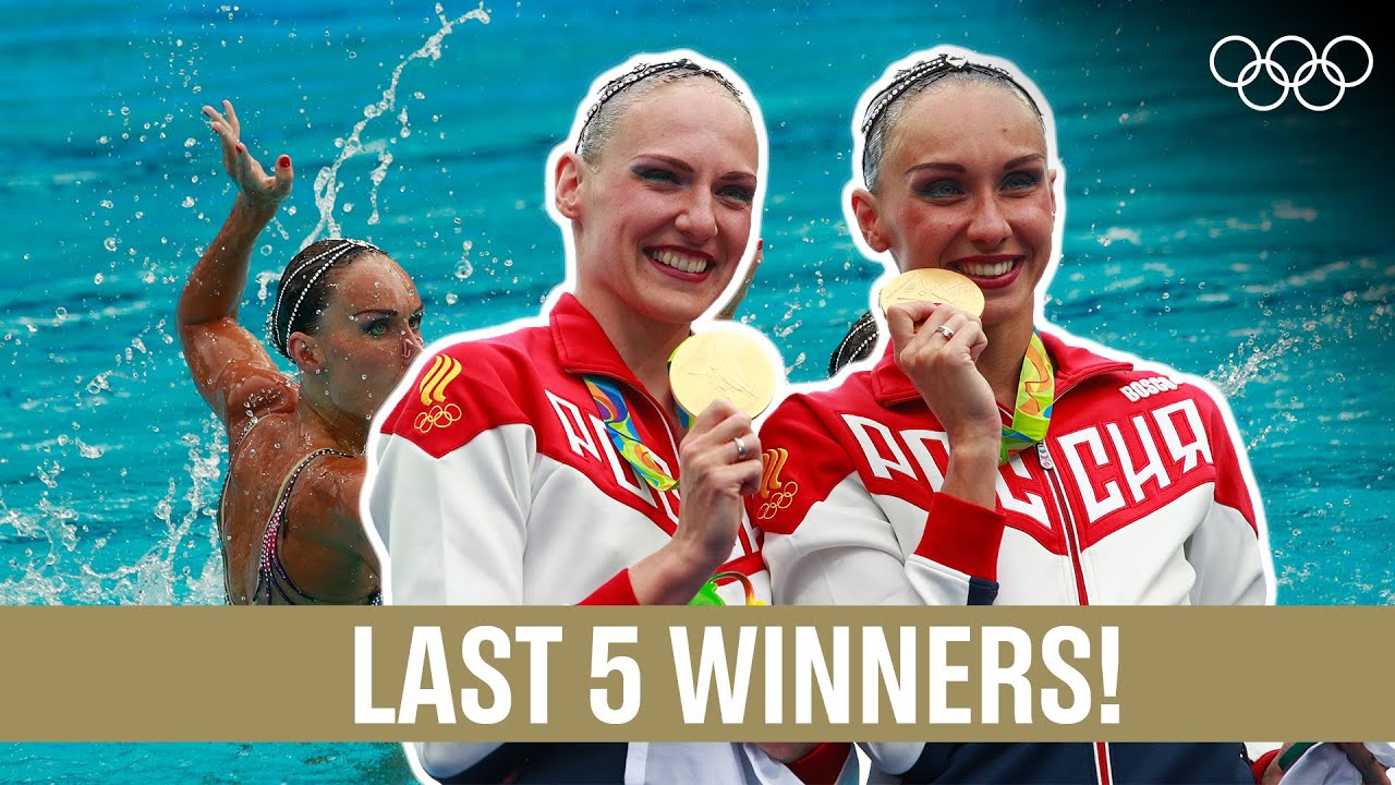 Artistic Swimming Duet 🏊 Last 5 Champions | Olympics
