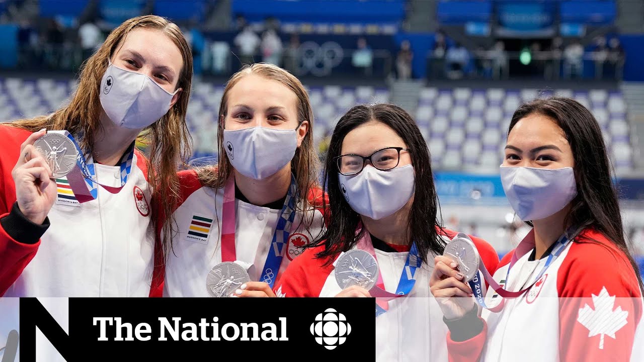 Canadaâ€™s Young Womenâ€™s Swim Team Nabs Multiple Medals in Tokyo | CBC News: The National