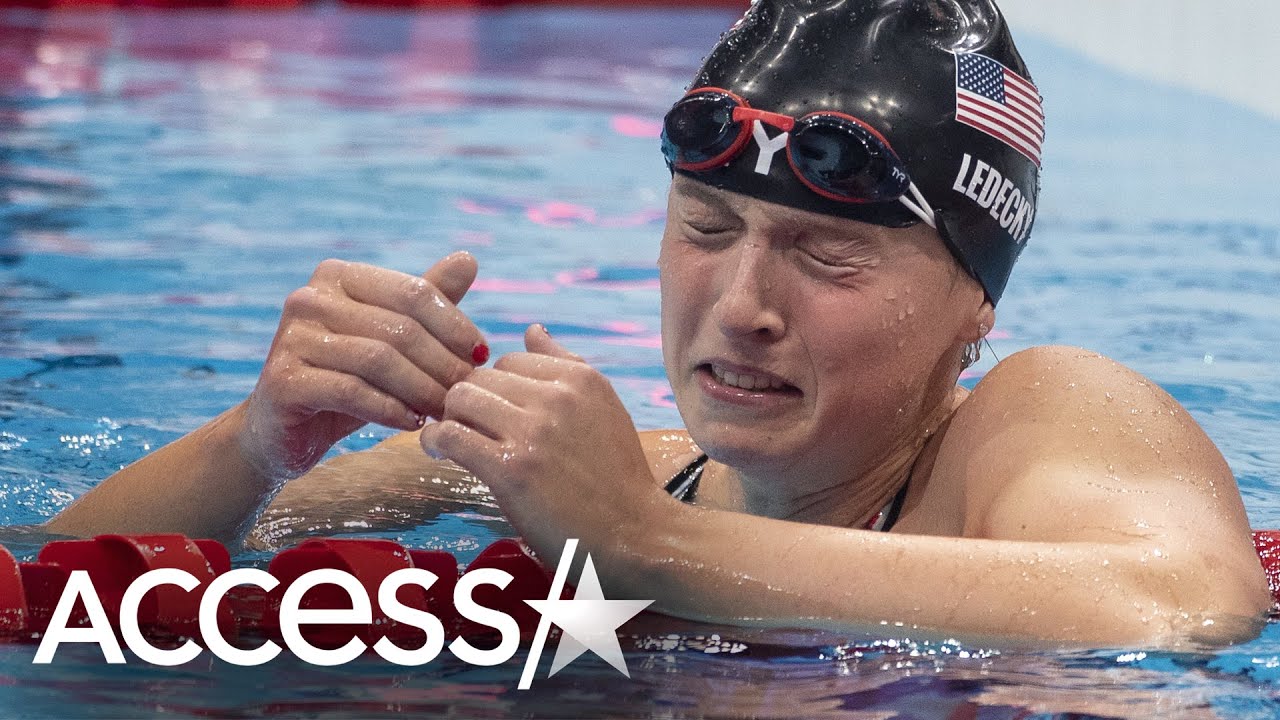 Katie Ledecky Gets Emotional Winning Gold At Tokyo Olympics | Access