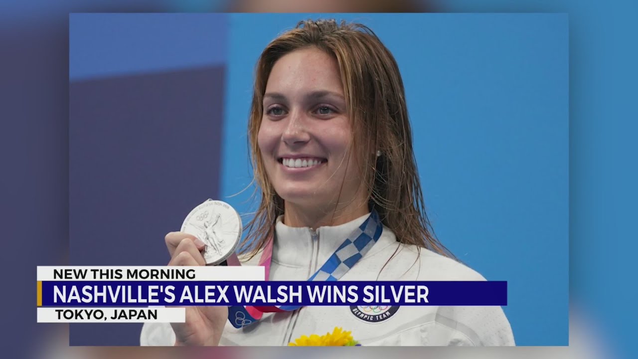 Nashville Swimmer Alex Walsh Wins Silver Medal in Tokyo | WKRN News 2