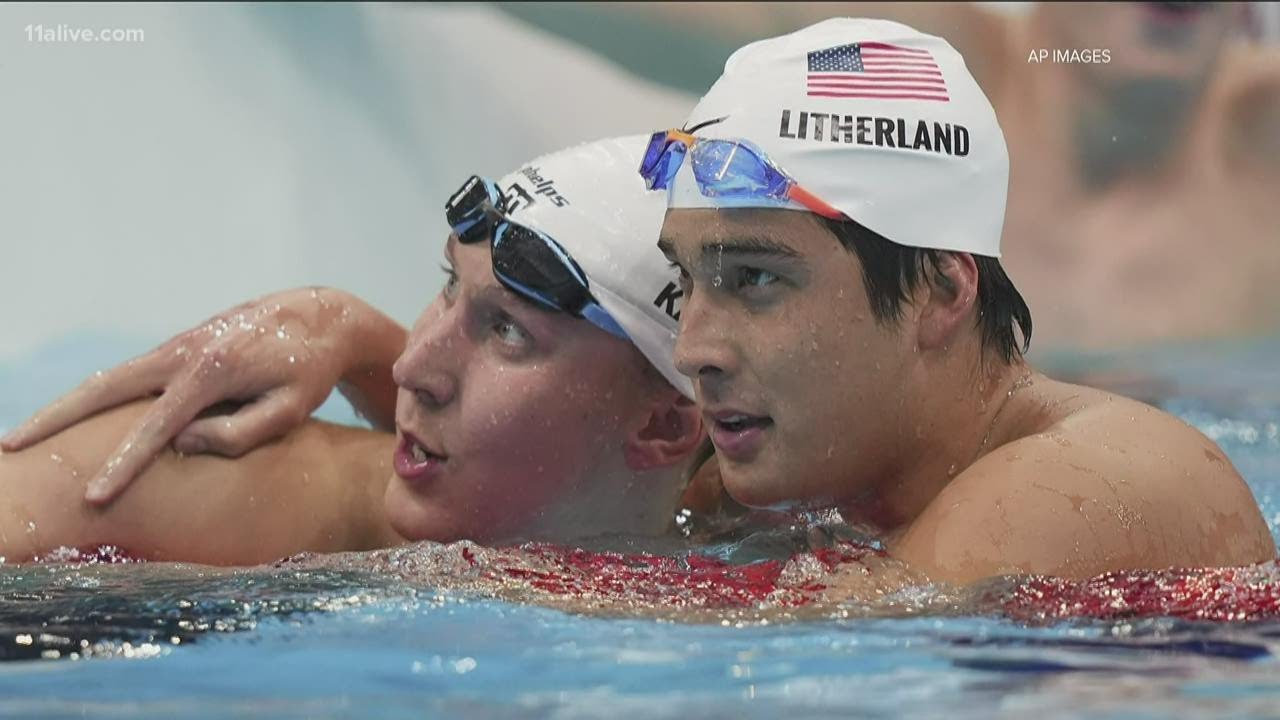 Olympic Swimmers Chase Kalisz and Jay Litherland Speak on Being First Team USA Medalists | 11Alive