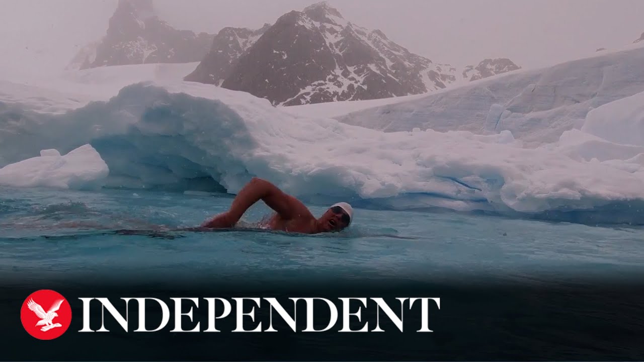 Lewis Pugh Attempting â€˜Coldest Swim on Earthâ€™ to Highlight Climate Crisis | The Independent