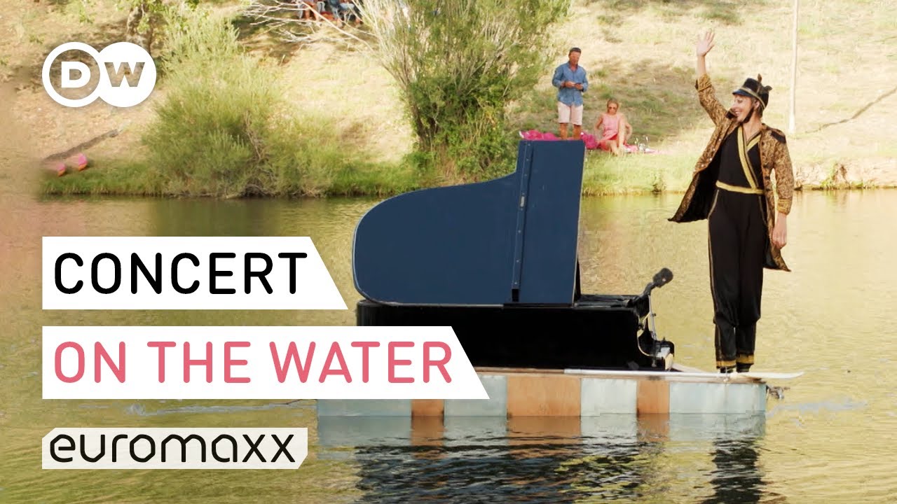 The Swimming Orchestra Playing Music On The Water – Le PianO Du Lac | DW Euromaxx