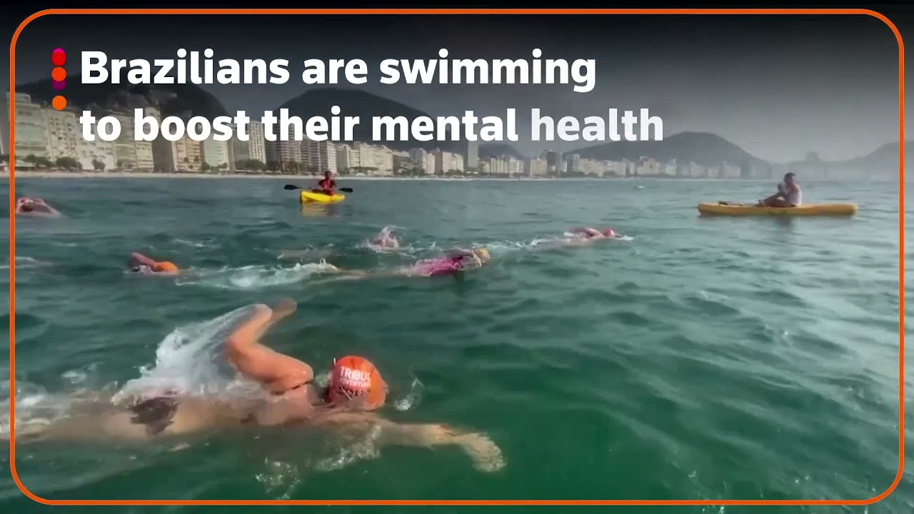Brazilians Swim in Open Water to Boost Mental Health | Reuters