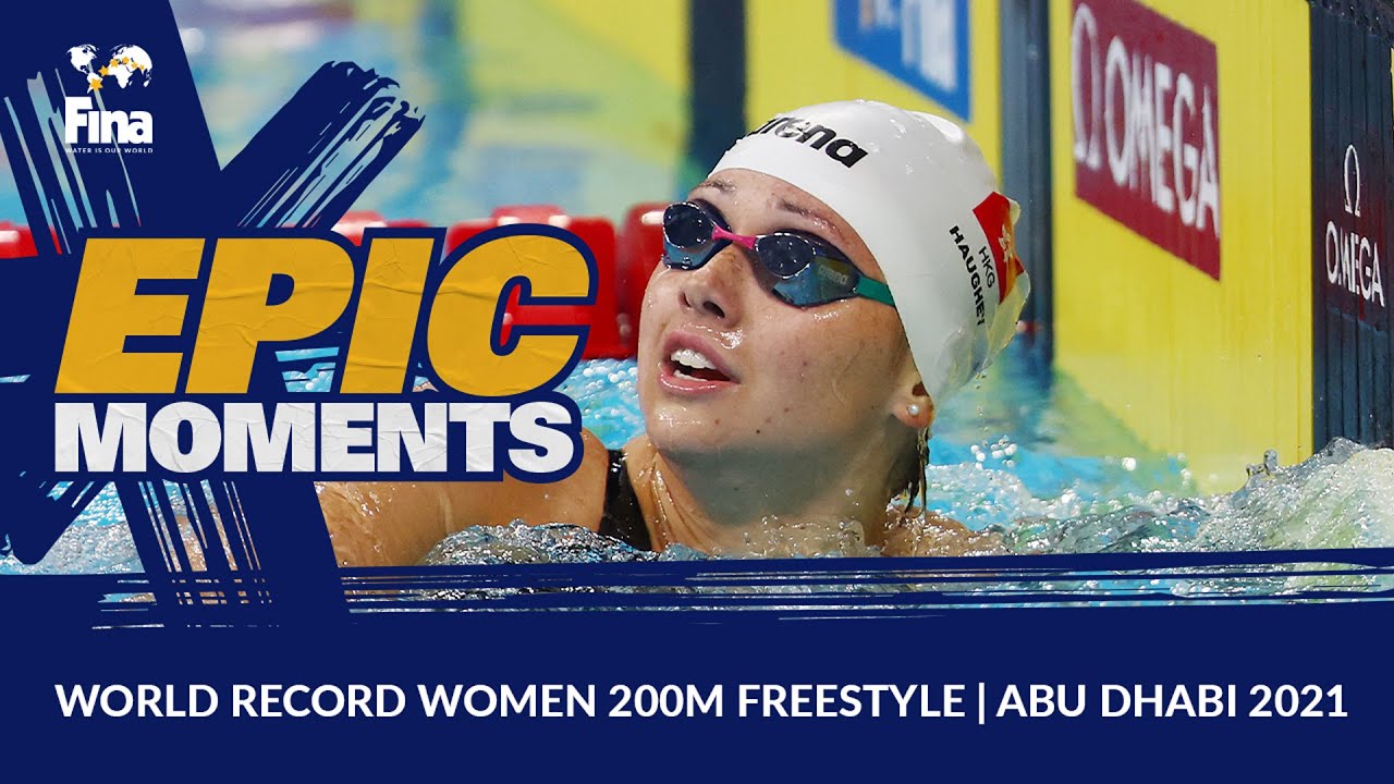 World Record Women 200m Freestyle Full Event | Abu Dhabi 2021 FINA World Swimming Championships (25m)