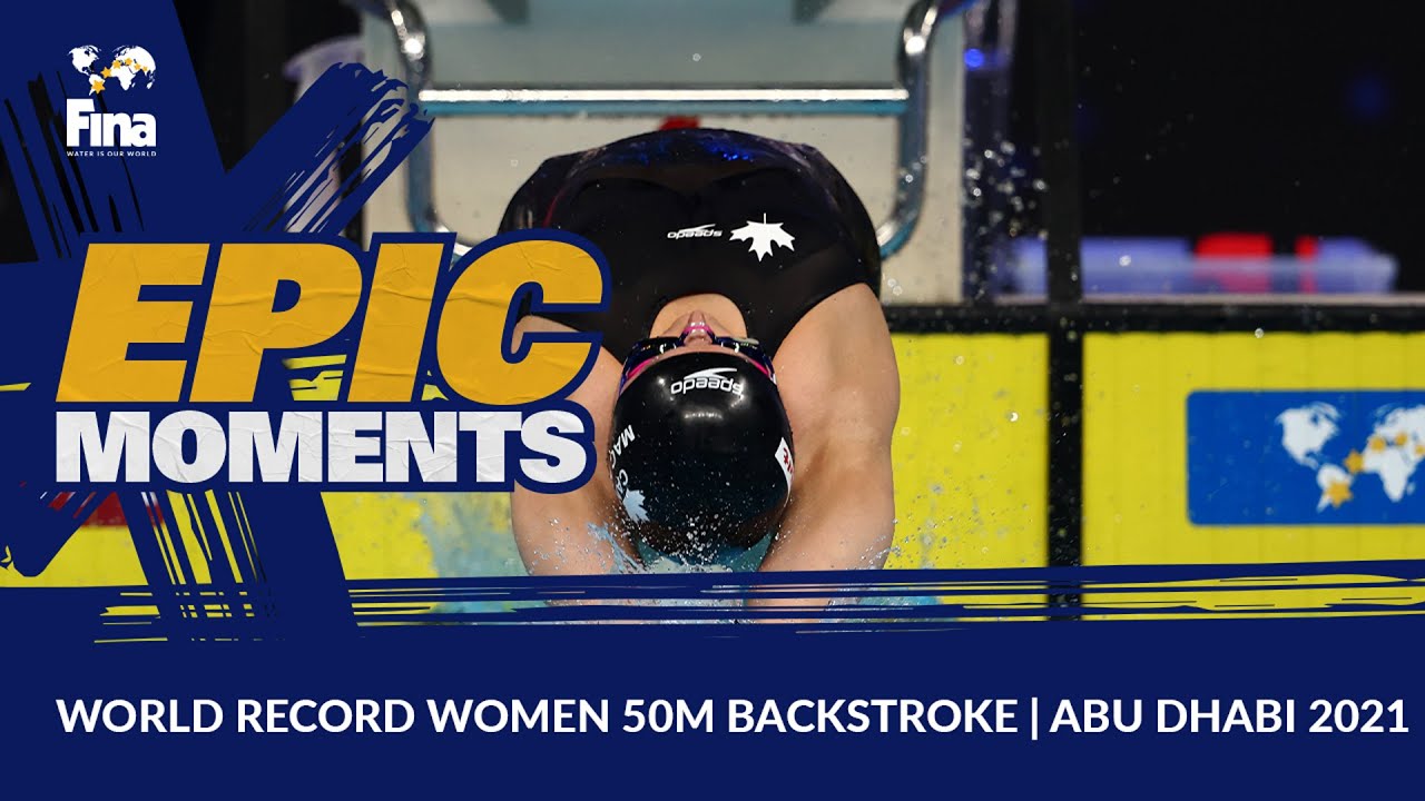 World Record Women 50m Backstroke Full Event | Abu Dhabi 2021 FINA World Swimming Championships (25m)