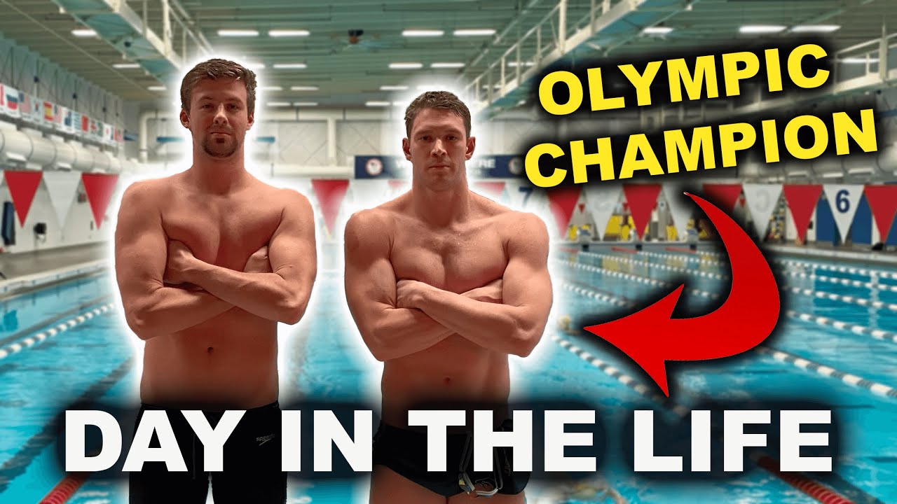 Day in the Life Training With Olympians at the US Olympic Center With Ryan Murphy and Dave Durden | Kyle Millis Vlogs