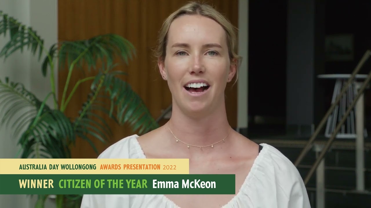Wollongong Australia Day Awards 2022 Citizen of the Year Winner â€“ Emma McKeon