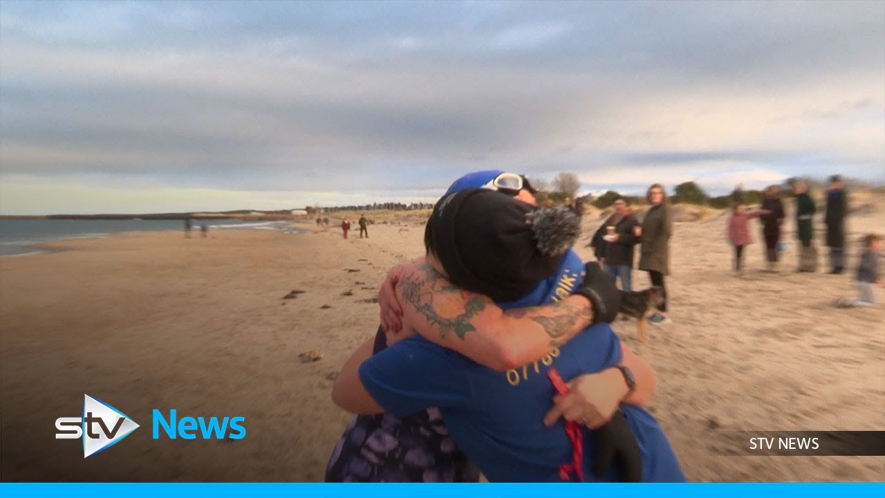 Woman Swims in Sea Every Day for Year in Memory of Teen Family Friend | STV News