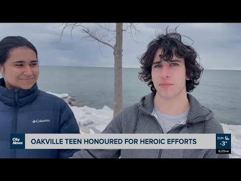Oakville Teen Honored as Hero After Life-Saving Swim | CityNews