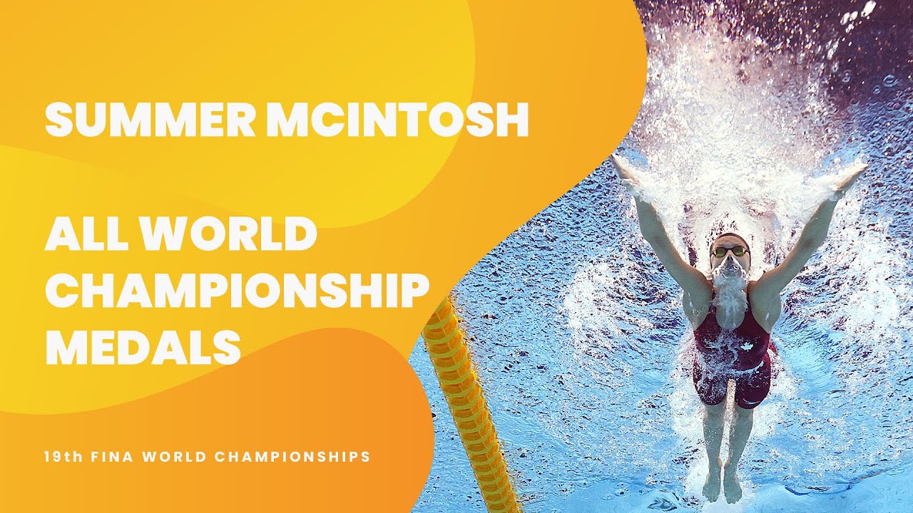 Summer McIntosh All World Championship Medals | 19th FINA World Championships