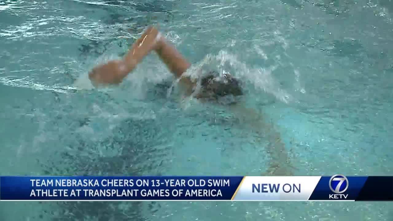 Team Nebraska Cheers on 13-Year-Old Athlete as She Competes in Transplant Games of America | KETV NewsWatch 7