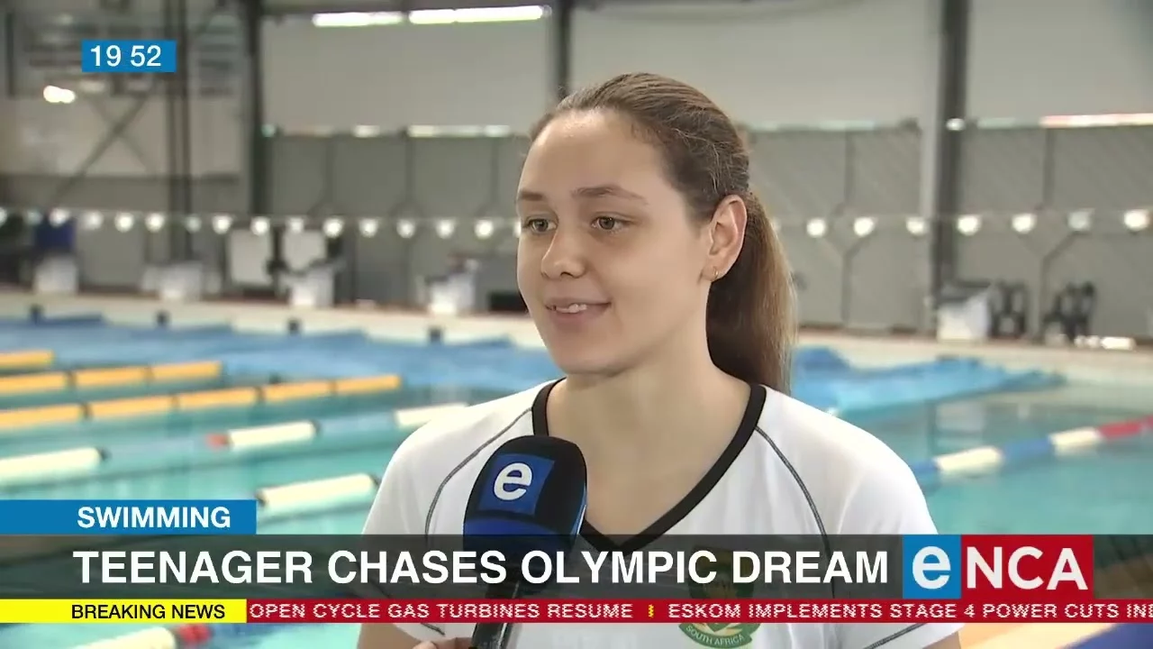 Swimming | Teen Chases Olympic Dream | eNCA