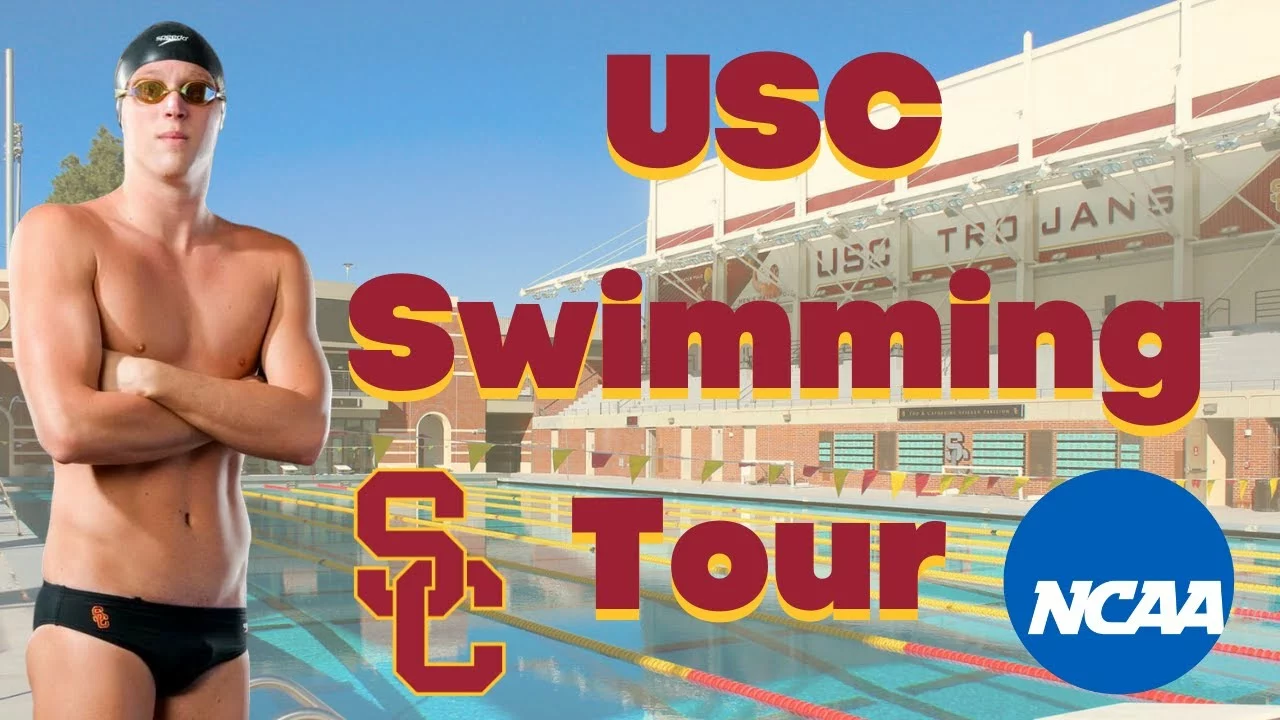 Touring USC’s 1984 Olympic Swimming Pool + Campus | Day in the Life of a USC Swimmer | Kyle Millis Vlogs