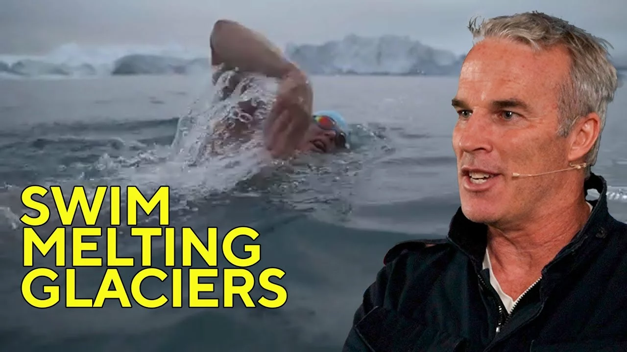 Swimming Inside a Melted Iceberg | Dave Malkoff