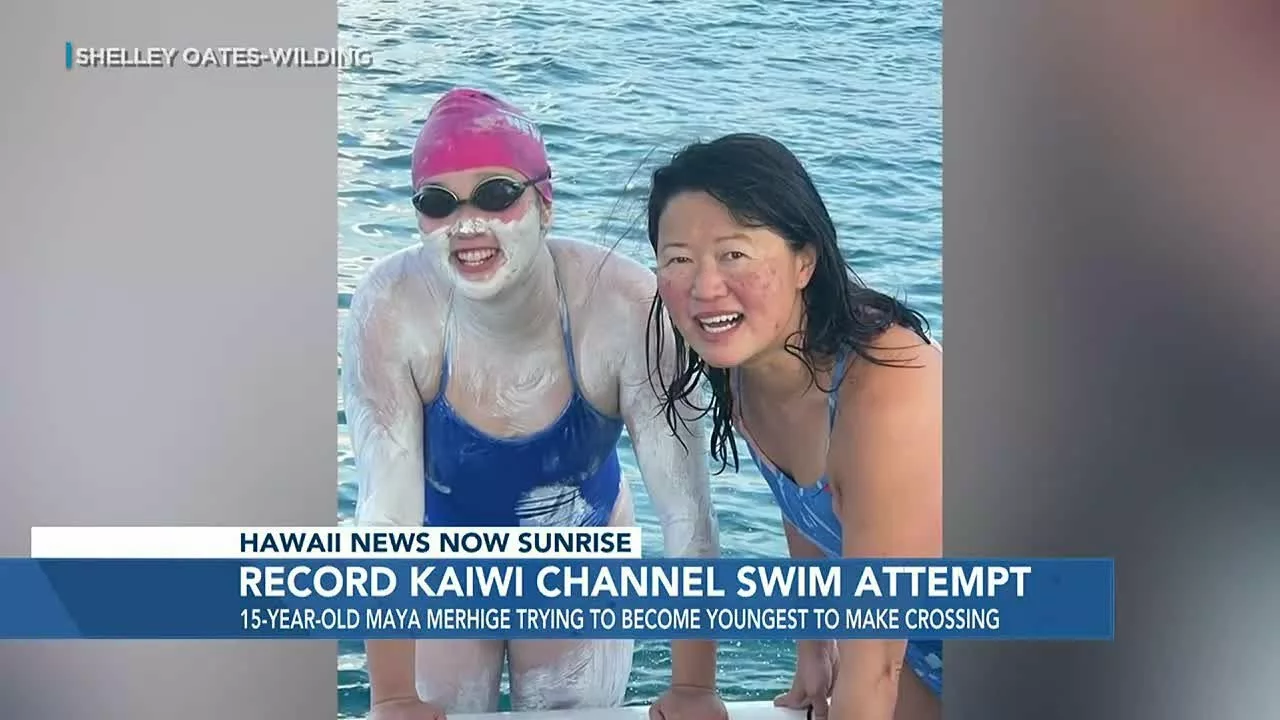 California Teen on a Mission to Make Record-Breaking Swim in the Kaiwi Channel