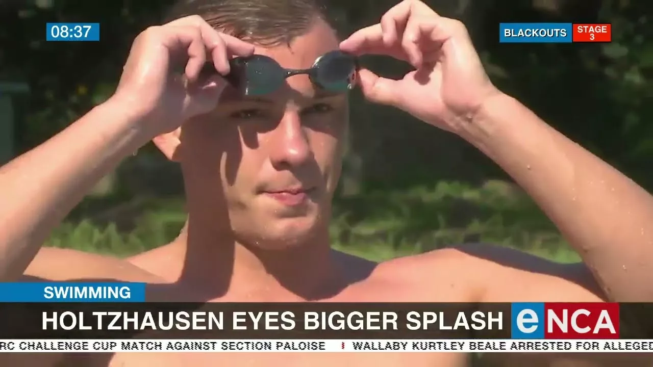 Swimming | Luca Holtzhausen Eyes Bigger Splash | eNCA