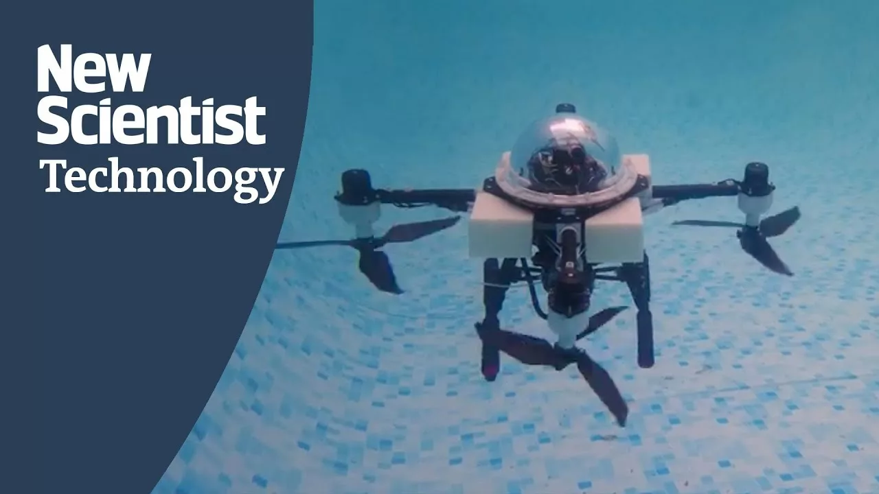 Waterproof Drone Can Fly and Swim Using the Same Four Propellers | New Scientist