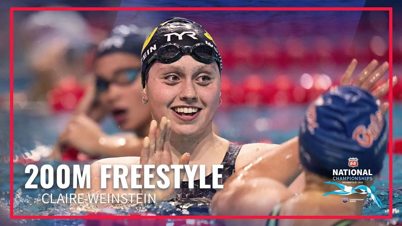 Claire Weinstein & Katie Ledecky Battle for 1st 200M Free | 2023 Phillips 66 National Championships | USA Swimming