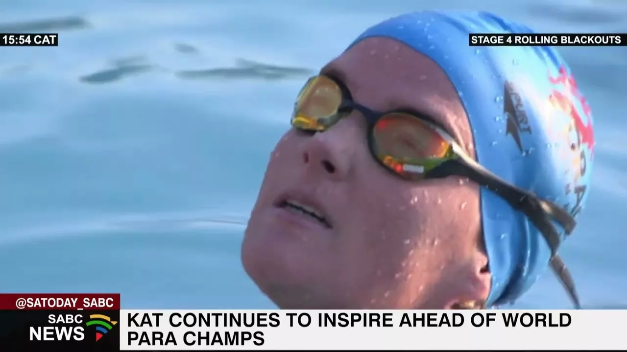 Kat Swanepoel on Track for the Upcoming World Para Swimming Championships | SABC News